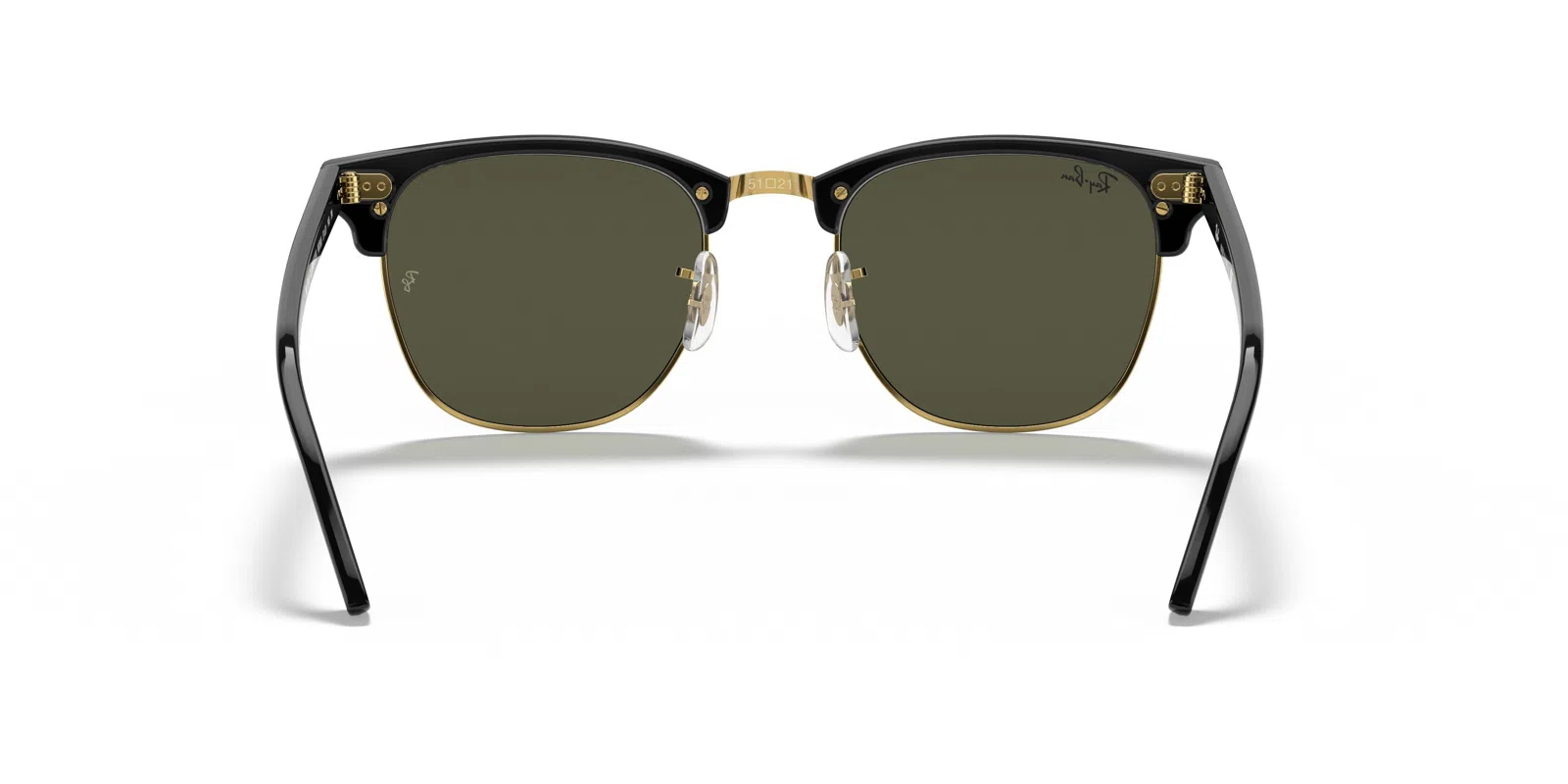 Ray-Ban Clubmaster 0RB3016 Sunglasses - Grey On Black - view 29